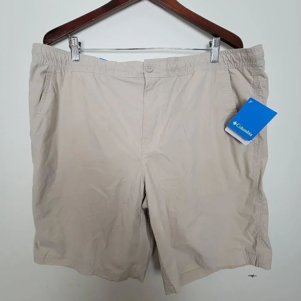 Columbia Palmdale 10" inch Shorts Khaki Men 42 Waist